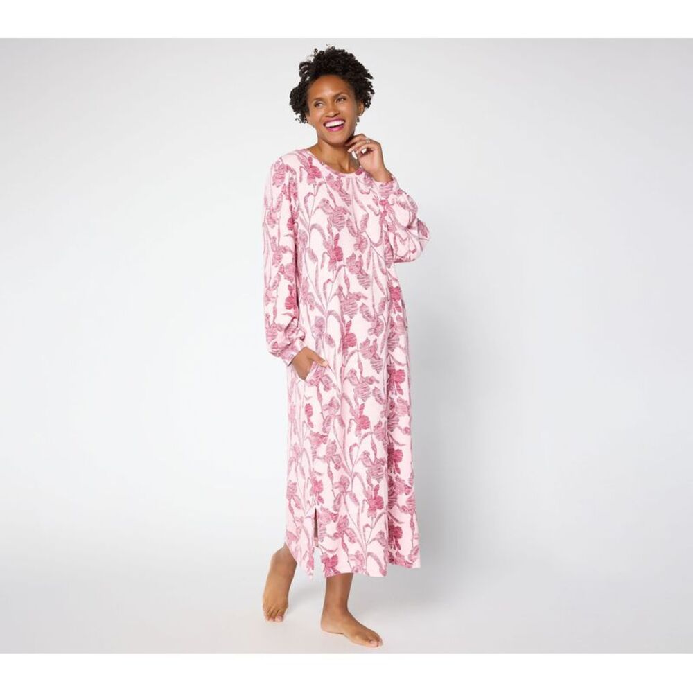 SUNNYLiFE Women's Dress Sz XS Double Brushed Sweater Knit Maxi Pink